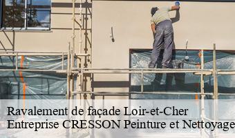 Ravalement de façade 41 Loir-et-Cher  Entreprise CRESSON Peinture et Nettoyage