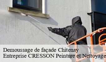Demoussage de façade  chitenay-41120 Entreprise CRESSON Peinture et Nettoyage
