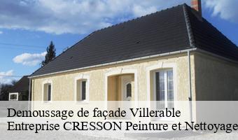 Demoussage de façade  villerable-41100 Entreprise CRESSON Peinture et Nettoyage