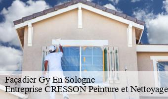 Façadier  gy-en-sologne-41230 Entreprise CRESSON Peinture et Nettoyage
