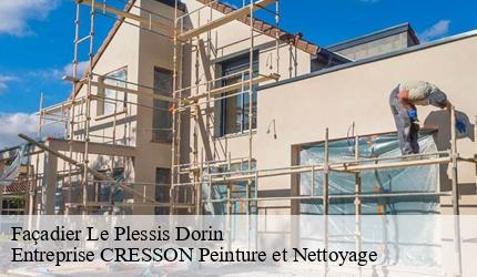 Façadier le-plessis-dorin-41170 Entreprise CRESSON Peinture et Nettoyage