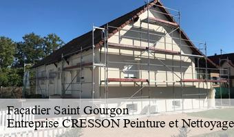 Façadier  saint-gourgon-41310 Entreprise CRESSON Peinture et Nettoyage