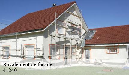 Ravalement de façade  autainville-41240 Entreprise CRESSON Peinture et Nettoyage