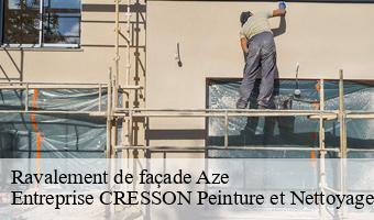 Ravalement de façade  aze-41100 Entreprise CRESSON Peinture et Nettoyage