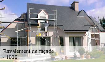 Ravalement de façade  blois-41000 Entreprise CRESSON Peinture et Nettoyage