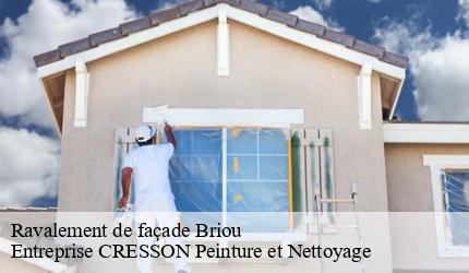 Ravalement de façade  briou-41370 Entreprise CRESSON Peinture et Nettoyage