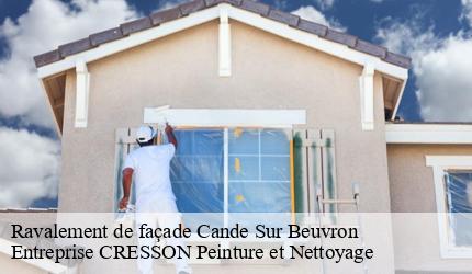 Ravalement de façade  cande-sur-beuvron-41120 Entreprise CRESSON Peinture et Nettoyage