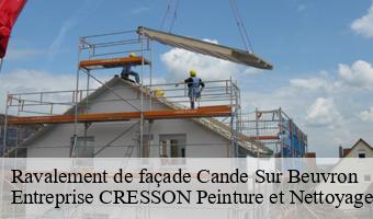 Ravalement de façade  cande-sur-beuvron-41120 Entreprise CRESSON Peinture et Nettoyage