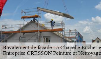 Ravalement de façade  la-chapelle-encherie-41290 Entreprise CRESSON Peinture et Nettoyage