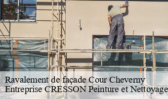 Ravalement de façade  cour-cheverny-41700 Entreprise CRESSON Peinture et Nettoyage