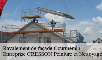 Ravalement de façade  courmemin-41230 Entreprise CRESSON Peinture et Nettoyage