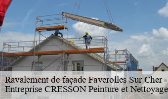 Ravalement de façade  faverolles-sur-cher-41400 Entreprise CRESSON Peinture et Nettoyage