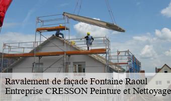 Ravalement de façade  fontaine-raoul-41270 Entreprise CRESSON Peinture et Nettoyage