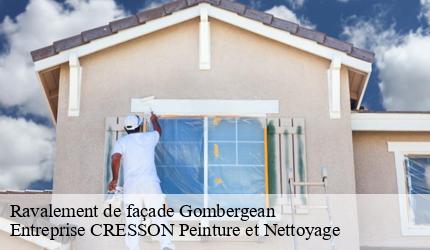 Ravalement de façade  gombergean-41310 Entreprise CRESSON Peinture et Nettoyage