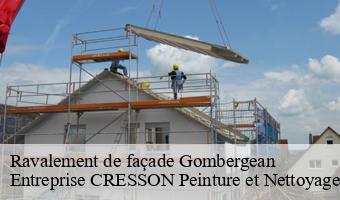 Ravalement de façade  gombergean-41310 Entreprise CRESSON Peinture et Nettoyage