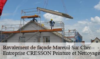 Ravalement de façade  mareuil-sur-cher-41110 Entreprise CRESSON Peinture et Nettoyage