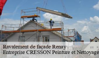 Ravalement de façade  renay-41100 Entreprise CRESSON Peinture et Nettoyage