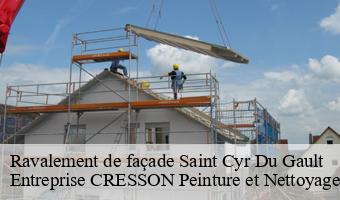 Ravalement de façade  saint-cyr-du-gault-41190 Entreprise CRESSON Peinture et Nettoyage