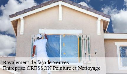 Ravalement de façade  veuves-41150 Entreprise CRESSON Peinture et Nettoyage