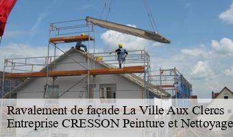 Ravalement de façade  la-ville-aux-clercs-41160 Entreprise CRESSON Peinture et Nettoyage