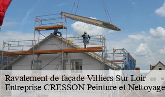 Ravalement de façade  villiers-sur-loir-41100 Entreprise CRESSON Peinture et Nettoyage